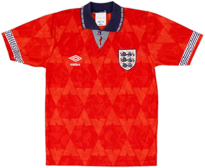 1990-93 England Away Shirt & Shorts - 9/10 - (L.Boys)