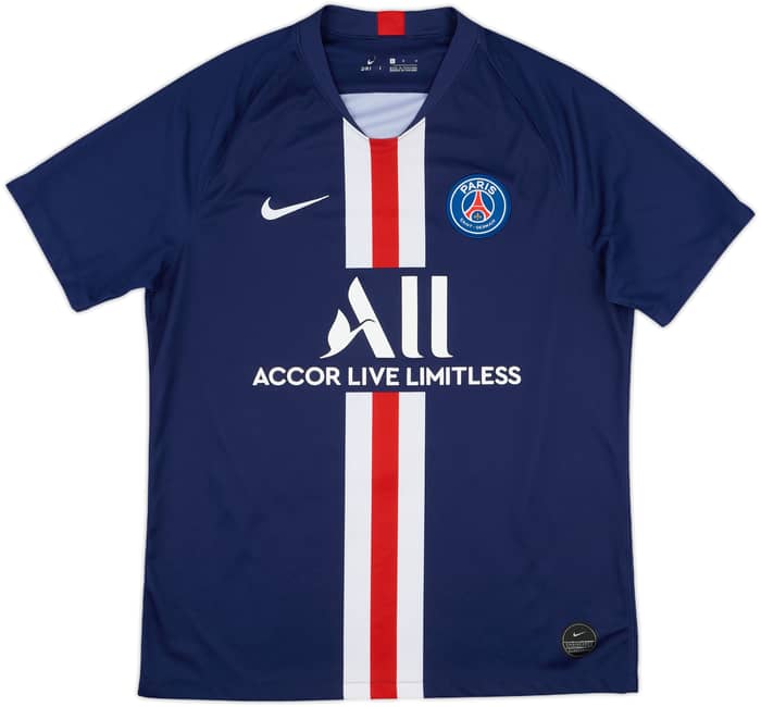 2019-20 Paris Saint-Germain Home Shirt Mbappe #7 - 7/10 - (L)