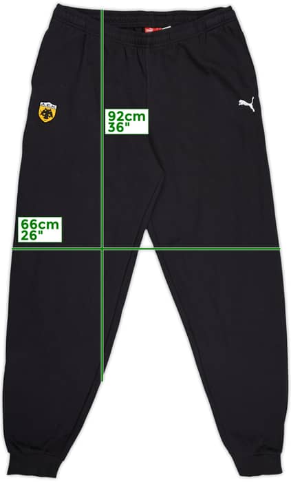 2011-12 AEK Athens Puma Track Pants/Bottoms - 8/10 - (XL)