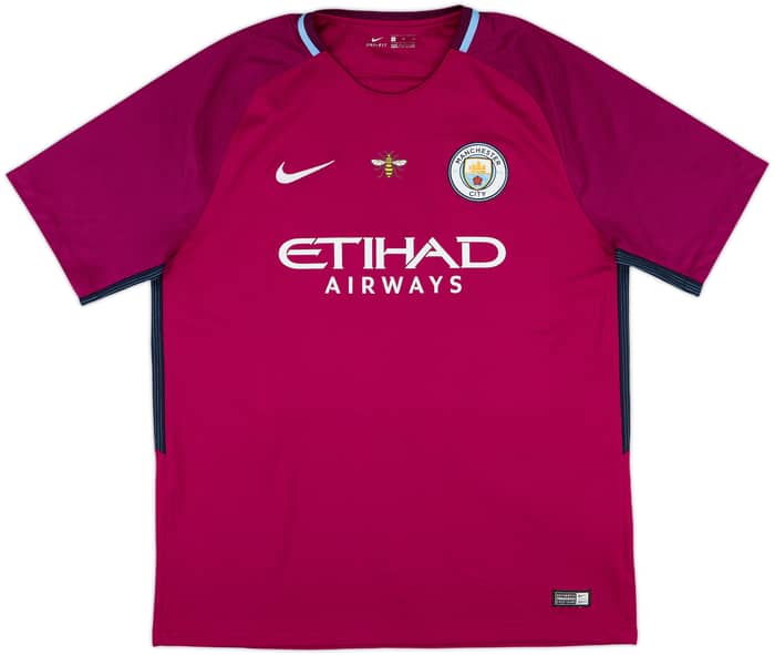2017-18 Manchester City Away Shirt De Bruyne #17 - 8/10 - (XL)