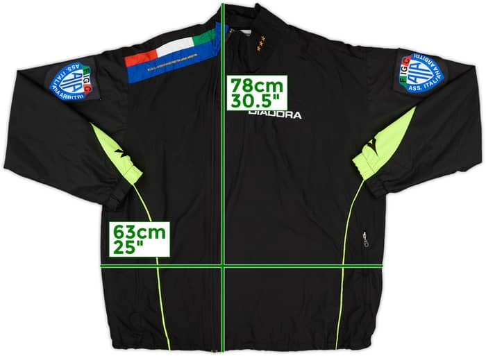 2000s Italy Diadora Referee Track Jacket - 8/10 - (L)
