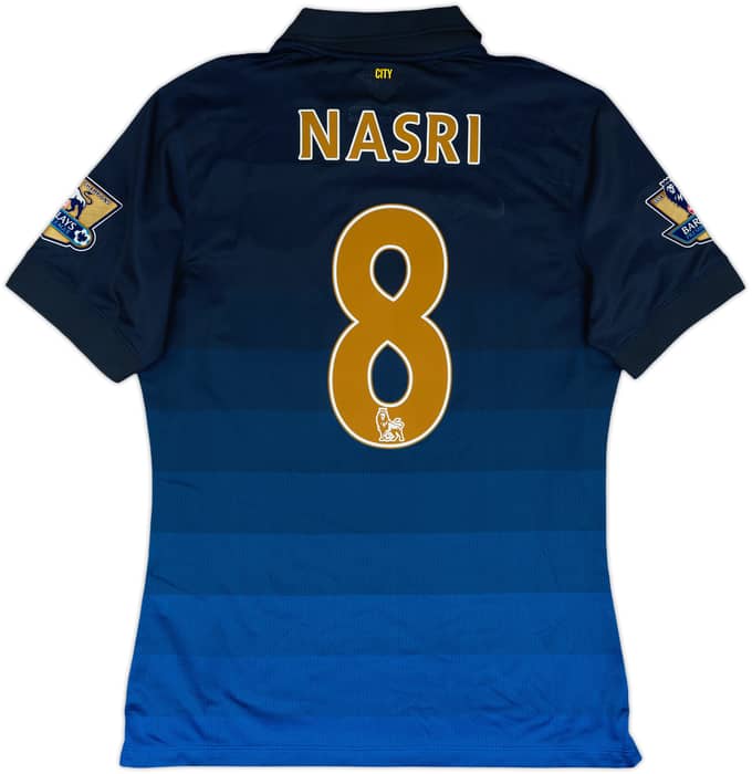 2014-15 Manchester City Player Issue Away Shirt Nasri #8 - 9/10 - (L)