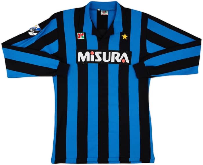 1984-86 Inter Milan Home L/S Shirt #11 (Rummenigge) - 9/10 - (XL)