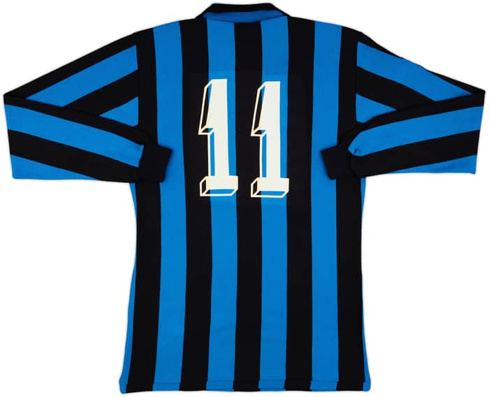 1984-86 Inter Milan Home L/S Shirt #11 (Rummenigge) - 9/10 - (XL)