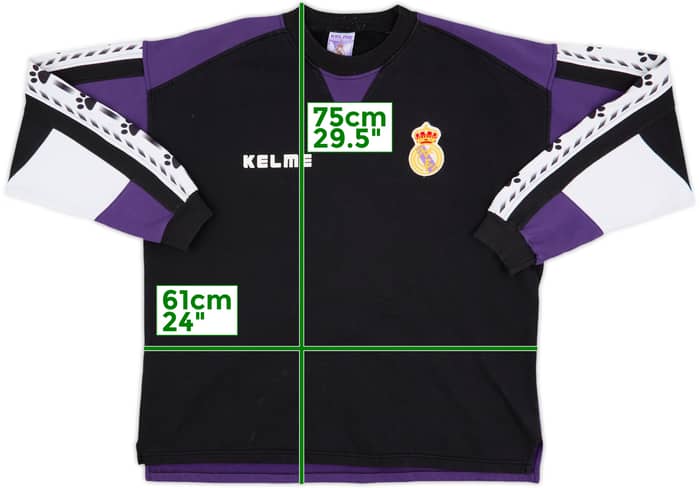 1996-97 Real Madrid Kelme Sweat Top - 7/10 - (XL)
