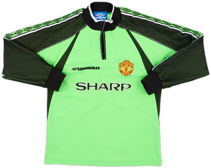 1998-99 Manchester United GK Shirt - 5/10 - (S.Boys)