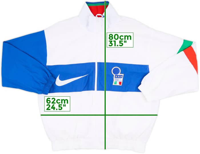 1996-97 Italy Nike Track Jacket - 8/10 - (L)