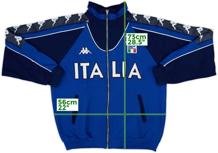 1999-00 Italy Kappa Track Jacket - 8/10 - (L)