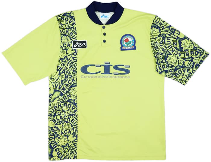 1996-97 Blackburn Away Shirt Hendry #5 - 7/10 - (L)