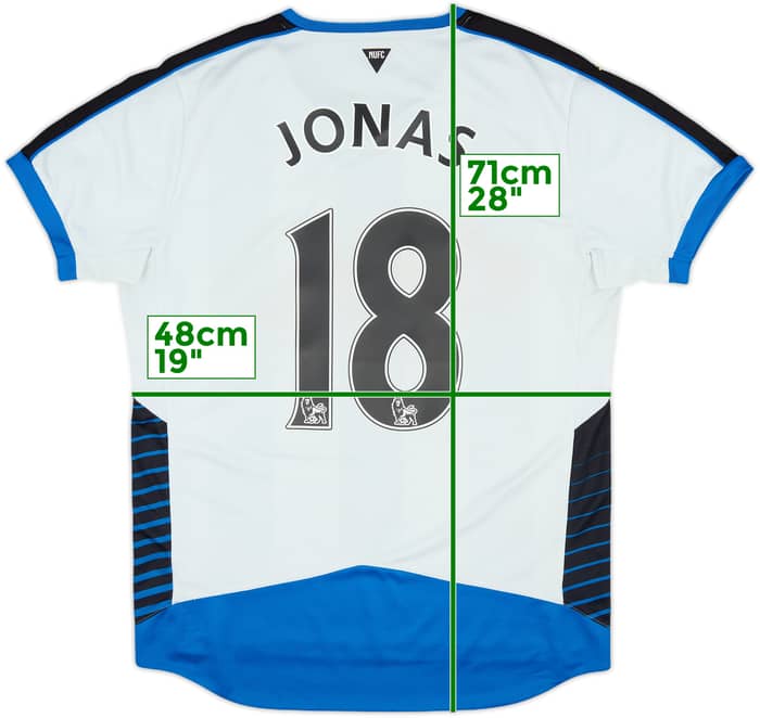 2015-16 Newcastle Home Shirt Jonas #18 - 6/10 - (M)