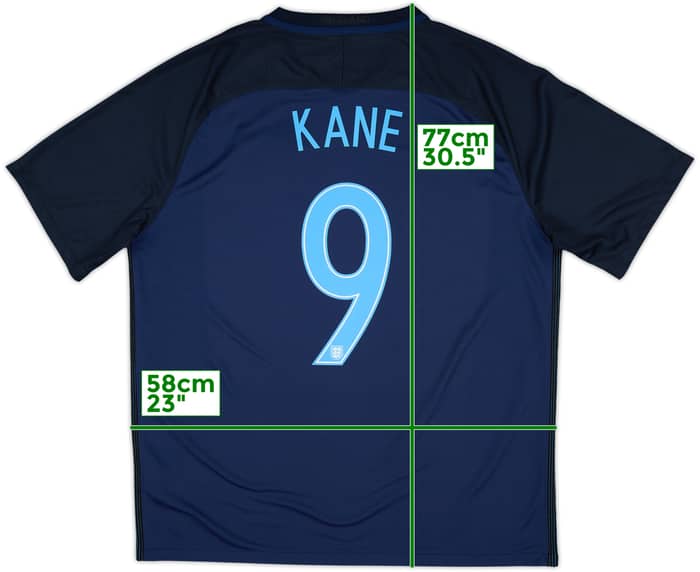 2017 England Away Shirt Kane #9 - 10/10 - (XL)