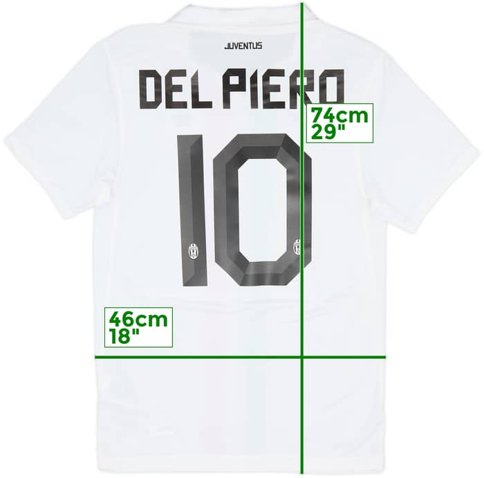 2010-12 Juventus Away Shirt Del Piero #10 - 8/10 - (S)