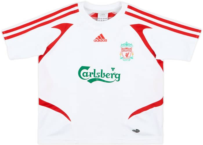 2007-08 Liverpool Away Shirt Gerrard #8 - 8/10 - (5-6 Years)