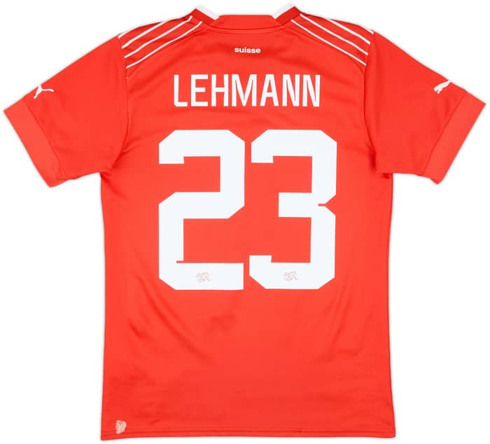 2022-23 Switzerland Home Shirt Lehmann #23 - 6/10 - (S)