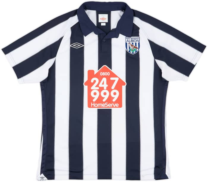 2010-11 West Brom Home Shirt Brunt #11 - 7/10 - (M)