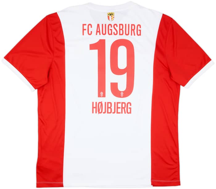 2014-15 FC Augsburg Home Shirt Hojbjerg #19 - 7/10 - (XXL)