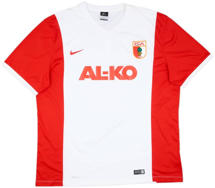 2014-15 FC Augsburg Home Shirt Hojbjerg #19 - 7/10 - (XXL)