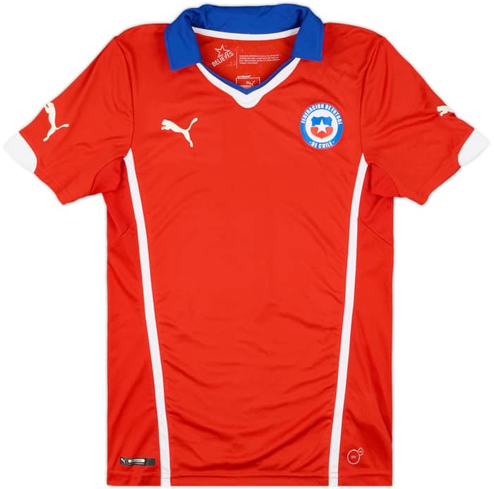 2014-15 Chile Home Shirt Beausejour #15 - 7/10 - (S)