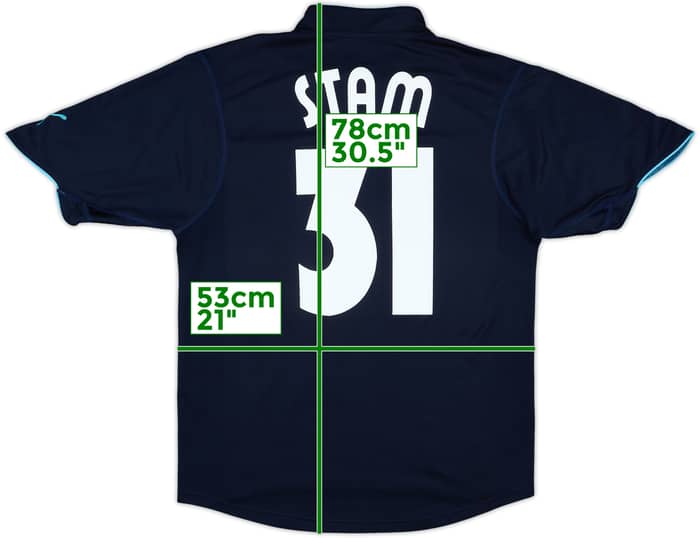 2002-03 Lazio Away Shirt Stam #31 - 7/10 - (XL)