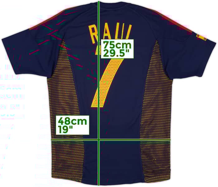 2002-04 Spain Third Shirt Raul #7 - 6/10 - (S)