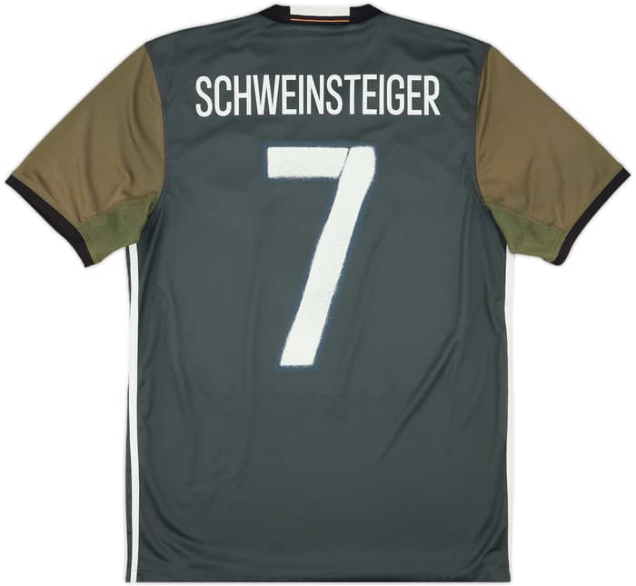 2015-17 Germany Away Shirt Schweinsteiger #7 - 7/10 - (M)