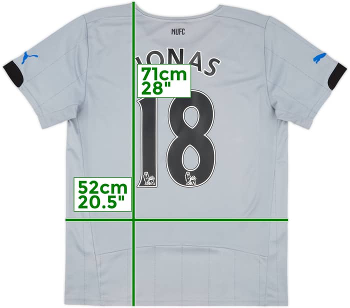 2014-15 Newcastle Away Shirt Jonas #18 - 8/10 - (S)