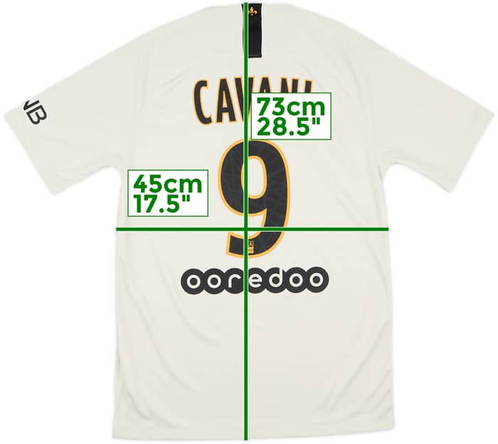 2018-19 Paris Saint-Germain Away Shirt Cavani #9 - 8/10 - (S)