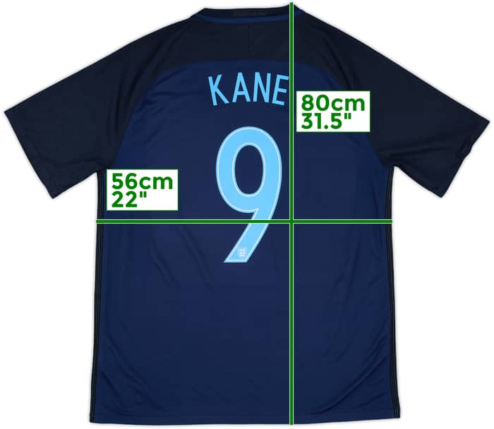 2017 England Away Shirt Kane #9 - 9/10 - (XL)