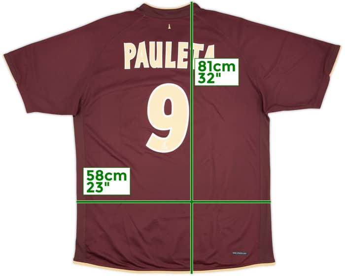 2006-07 Paris Saint-Germain Away Shirt Pauleta #9 - 7/10 - (L)