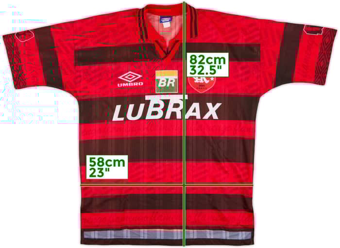 1996 Flamengo Home Shirt - 7/10 - (XL)