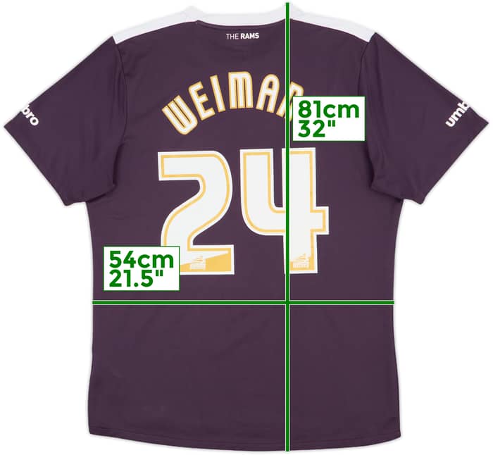 2015-16 Derby County Away Shirt Weimann #24 - 6/10 - (XL)