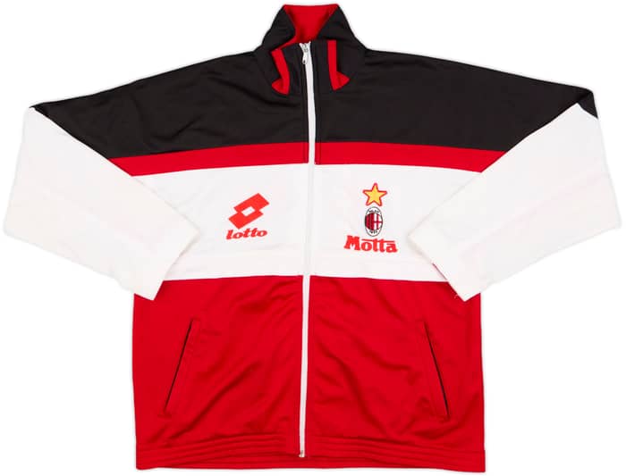 1993-94 AC Milan Lotto Track Jacket - 8/10 - (L)