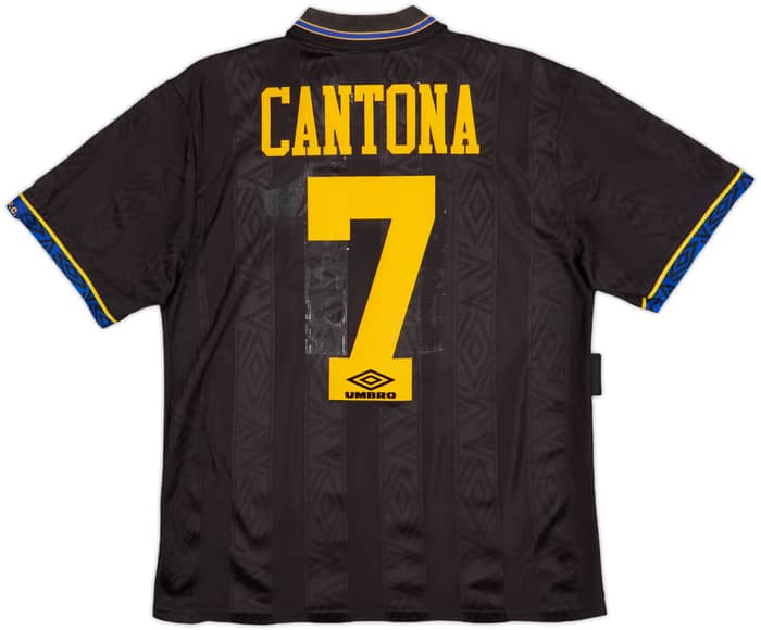 1993-95 Manchester United Away Shirt Cantona #7 - 6/10 - (M)
