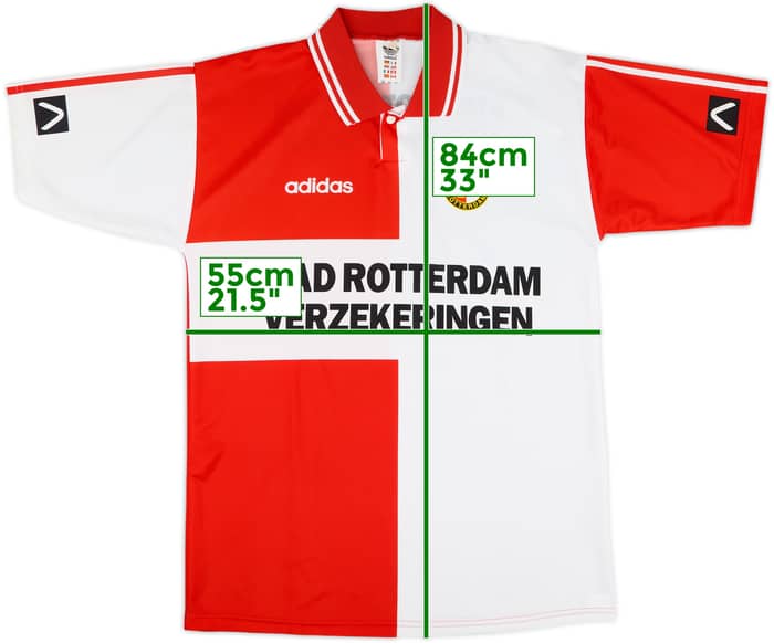1994-96 Feyenoord Home Shirt - 8/10 - (XL)