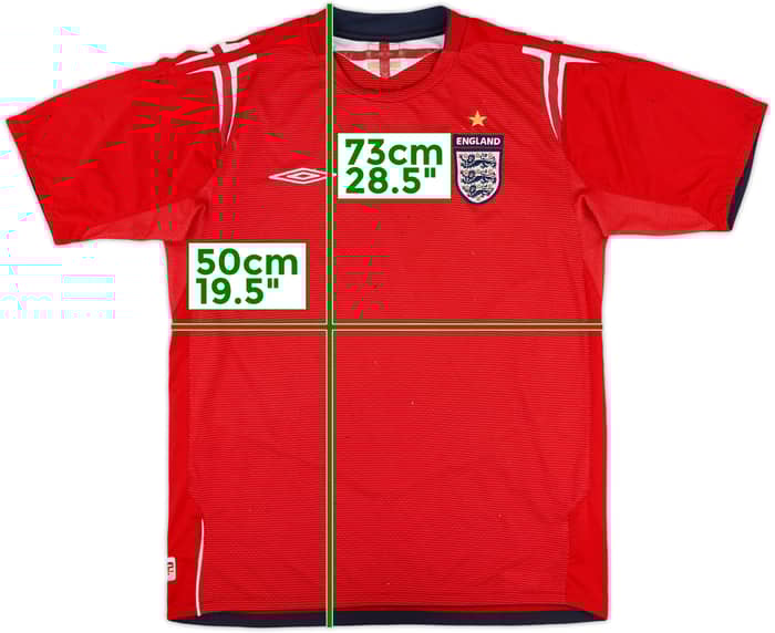 2004-06 England Away Shirt - 5/10 - (M)