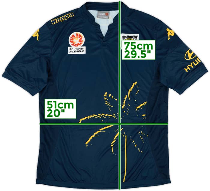 2015-16 Central Coast Mariners Away Shirt - 9/10 - (M)