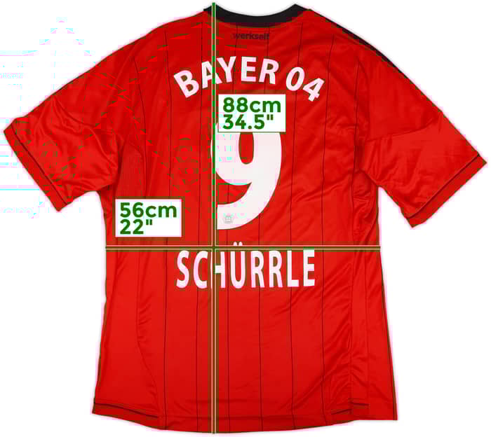 2012-13 Bayer Leverkusen Home Shirt Schurrle #9 - 8/10 - (3XL)