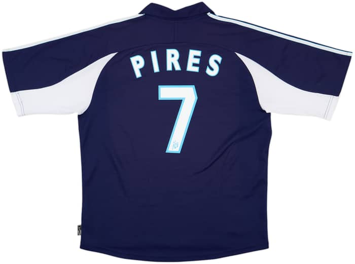 1999-00 Olympique Marseille Away Shirt Pires #7 - 8/10 - (L)