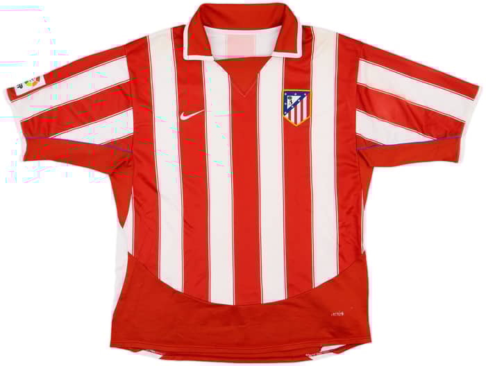 2003-04 Atletico Madrid Home Shirt - 6/10 - (L)