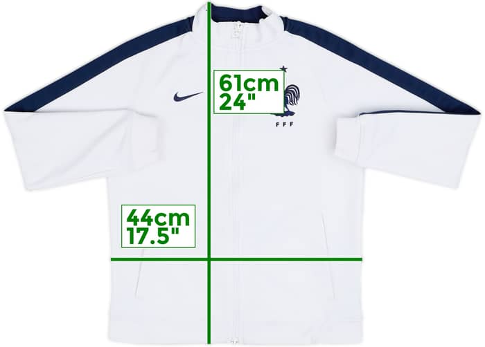 2014-15 France Nike Track Jacket - 6/10 - (L.Boys)