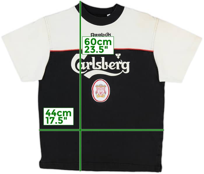 1996-97 Liverpool Reebok Cotton Tee - 6/10 - (XS)