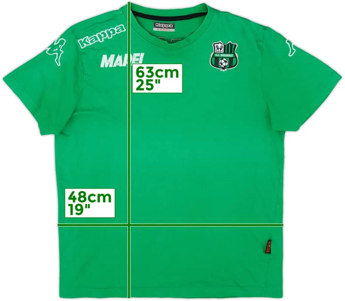 2015-16 Sassuolo Kappa Cotton Tee - 5/10 - (L)