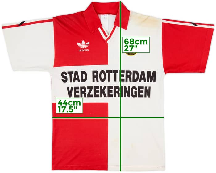 1991-93 Feyenoord Home Shirt - 5/10 - (S)