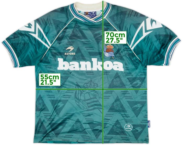 1994-95 Real Sociedad Third Shirt - 7/10 - (L)