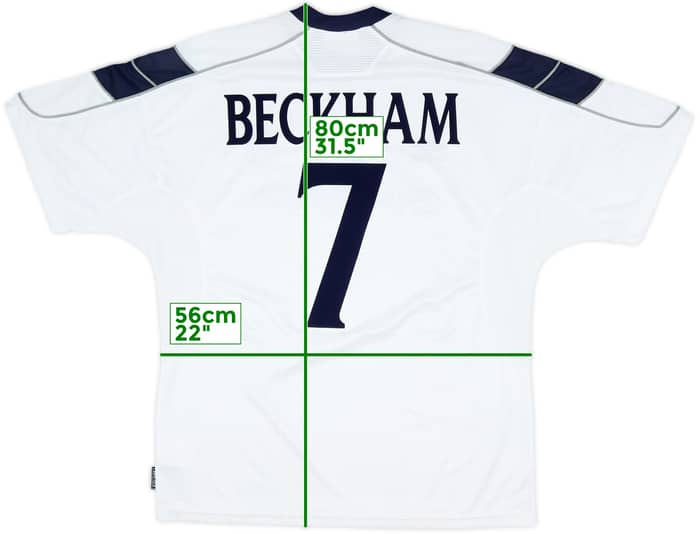 1999-00 Manchester United Third Shirt Beckham #7 - 8/10 - (XL)