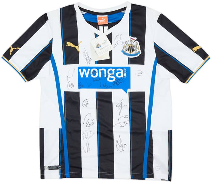 2013-14 Newcastle Signed Home Shirt (XL.Boys)