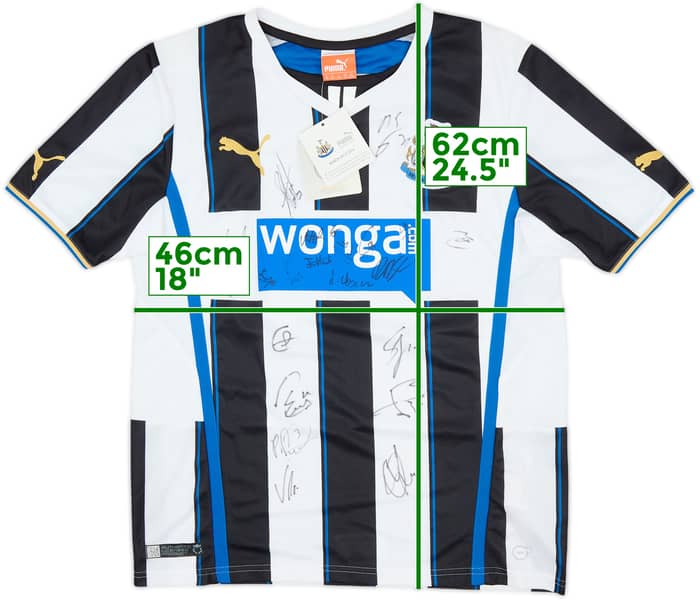 2013-14 Newcastle Signed Home Shirt (XL.Boys)