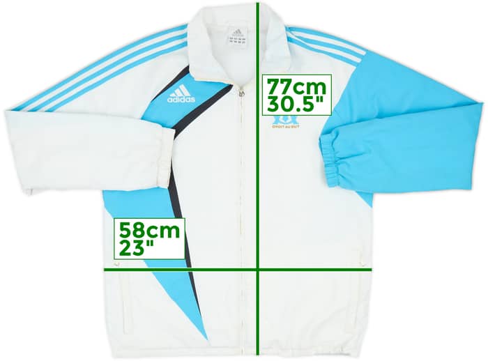 2009-10 Marseille adidas Track Jacket - 7/10 - (M/L)