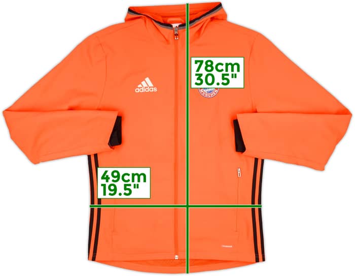 2016-17 Bayern Munich adidas Rain Jacket - 8/10 - (S)