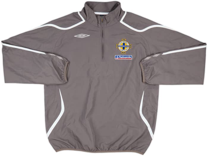 2007-09 Northern Ireland Umbro 1/4 Zip Sweat Top - 6/10 - (L)